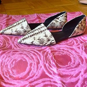 MK lizard print flats